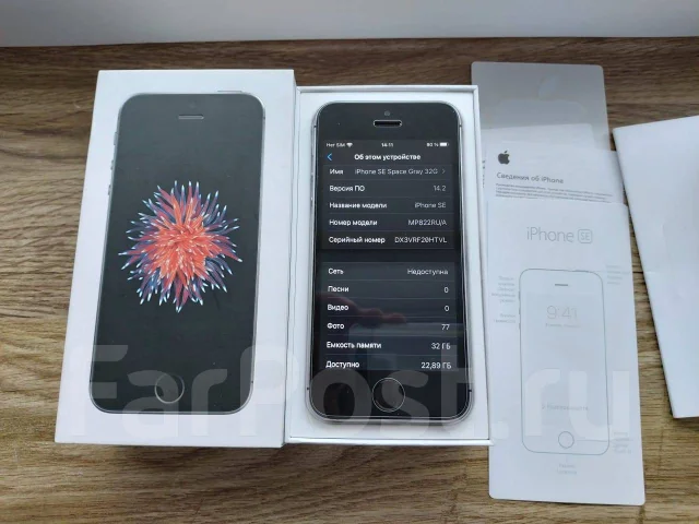 Apple iPhone SE. �/�, �����, 3G, 4G LTE, ����������, NFC ����