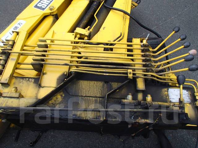 Японская краново манипуляторная установка с отрицательным углом работы ...