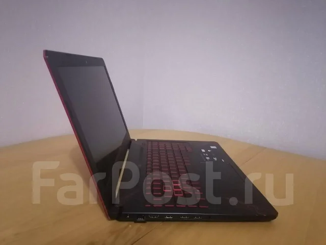 Asus TUF Gaming FX504GE. 15.6", 2,2����, ��� 16 ��, ���� 1 000���, WiFi: 1, Bluetooth: 1, ����������� �� 8��. ����