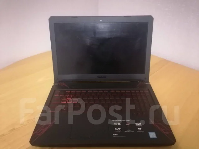 Asus TUF Gaming FX504GE. 15.6", 2,2����, ��� 16 ��, ���� 1 000���, WiFi: 1, Bluetooth: 1, ����������� �� 8��. ����