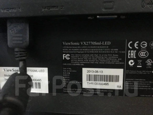 ViewSonic. 27" ����