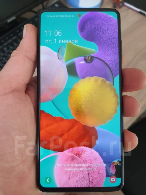 Samsung Galaxy A51. �/�, ������, Dual-SIM, NFC ����