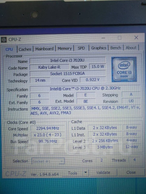 HP 250 G6. 15.6", 2,3����, ��� 4 ��, ���� 500���, WiFi: 1, Bluetooth: 1, ����������� �� 3��. ����