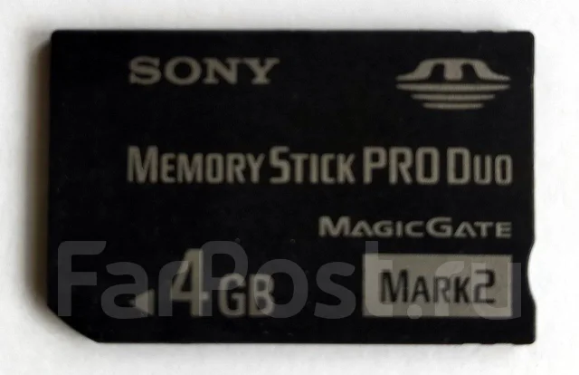Memory Stick PRO Duo. 4���, ��������� Memory Stick PRO Duo ����