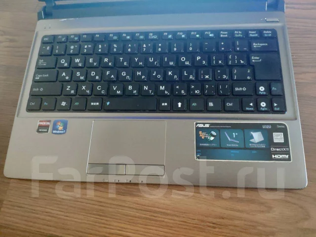 Asus U32U. 14.1", 1,7����, ��� 4 ��, ���� 128���, WiFi: 1, Bluetooth: 1, ����������� �� 1��. ����