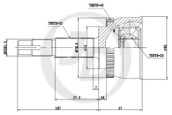 ���� �������� ����� Nissan AD / Wingroad / sunny / Sylphy JCT0023A ����