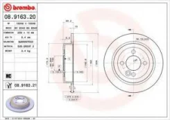 ���� ��������� ������ mini cooper clubman Brembo 08.9163.21 Mini: 34216774987 Mini Mini Clubman (R55). Mini Mini Clubman ��������� (R55). Mini Mini 08...