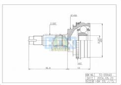  HDK   Toyota camry / caldina / corona / 3S / 5S TOE009A 