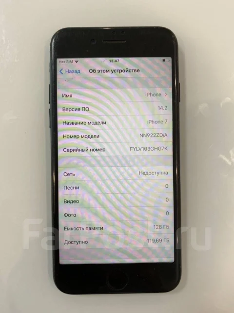 Apple iPhone 7. �/�, 128 ��, ������, 3G, 4G LTE ����