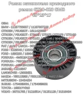 �������� ����� ���� ����� / GMB ��� Peugeot 206 2004- 307 2001-07 2001-; 65*25*17; ; (TG-GTA0020) 11287795037 11287807229 1611425680 GMB GTA0020 GTA00...