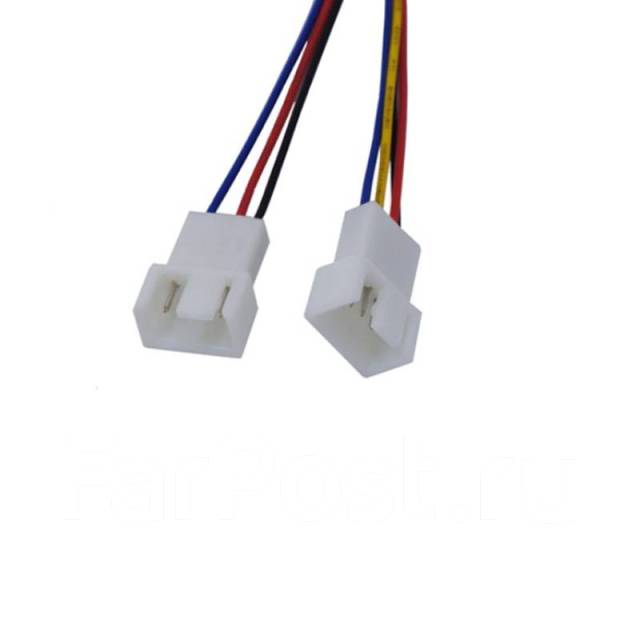 Переходник для питания вентилятора видеокарты 4pin to 3/4 pin PVC ...