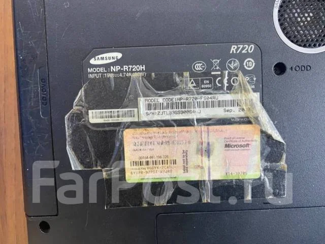 Samsung R720. 19", 2����, ��� 3072 ��, WiFi: 1, Bluetooth: 1 ����