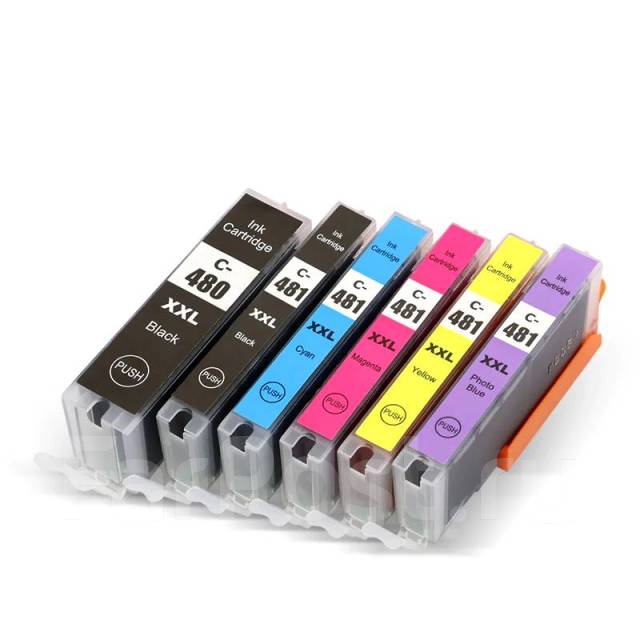 Перезаправляемые картриджи (ПЗК) для Canon Pixma TS704, TS8140, TS8240 ...