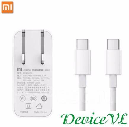 Зарядное устройство для ноутбука Xiaomi USB-C 65W. Магазин DeviceVL ...