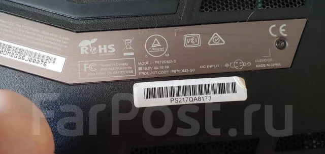 Clevo. 17.3", 4����, ��� 16 ��, ���� 1 500���, WiFi: 1, Bluetooth: 1, ����������� �� 1��. ����