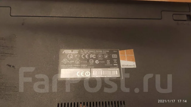 Asus X550V. 15.6", 2,6����, ��� 4 ��, ���� 750���, WiFi: 1, Bluetooth: 1, ����������� �� 4��. ����