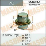 ���� ������������ A/T Masuma Subaru Forester. SF5. SF9 20x1.5 Masuma M78 ����
