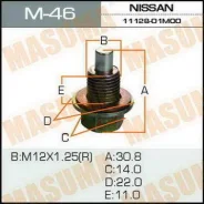 ���� ������������ � �������� Masuma Nissan 12�1.25mm VG33, VQ35, QG18, SR16, YD22, QR20,25, KA24 Masuma M46 ����