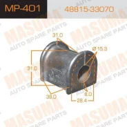 ������ ������������� Masuma MP-401 / front, Camry, Vista SXV25 SED �-�2��. Masuma, �������� MP401 ����