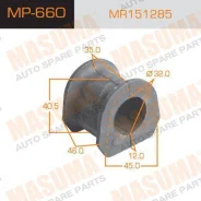 ������ ������������� Masuma MP-660 / front, Delica PE8W �-�2��. ������ MP-065 Masuma, �������� MP660 ����