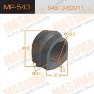 ������ ������������� Masuma MP-543 / front, Infinity Q45, G50 �-�2��. Masuma, �������� MP543 ����