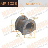 ������ ������������� Masuma MP-1028 / front, Lancer, CS2A, CS5A �-�2��. Masuma, �������� MP1028 ����
