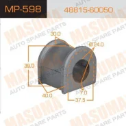 ������ ������������� Masuma MP-598 / front, Land Cruiser J8# �-�2��. ������ MP-045 Masuma, �������� MP598 ����