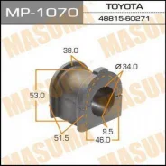������ ������������� Masuma MP-1070 / front, LAND Cruiser/ UZJ200, URJ202 12- [��.2] Masuma, �������� MP1070 ����