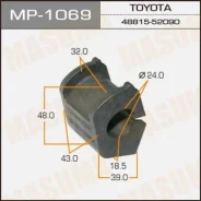 ������ ������������� Masuma MP-1069 / front, VITZ Ractis KSP90, NCP90, SCP90 Masuma, �������� MP1069 ����