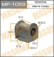 ������ ������������� Masuma MP-1058 / rear, Auris, Avensis/ ADE157L, ADT270L [��.2] Masuma, ������ MP1058 ����