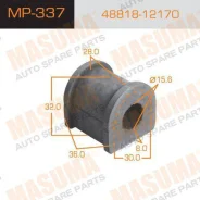 ������ ������������� Masuma MP-337 / rear, Corolla/ AE10# �-�2��. Masuma, ������ MP337 ����
