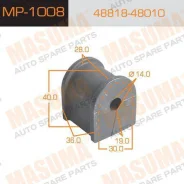 ������ ������������� Masuma MP-1008 / rear, Harrier #CU31, Kluger #CU20 �-�2��. Masuma, ������ MP1008 ����