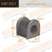 ������ ������������� Masuma MP-351 / rear, Land Cruiser HDJ101, UZJ100VX, VXL �-�2��. Masuma, ������ MP351 ����