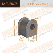 ������ ������������� Masuma MP-343 / rear, Mark II JZX100 TOU, TOUS �-�2��. Masuma, ������ MP343 ����
