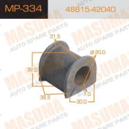 ������ ������������� Masuma MP-334 / rear, RAV4 ACA21, ZCA26 �-�2��. Masuma, ������ MP334 ����
