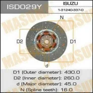 ���� ��������� Masuma 430*260*16*45.0, Isuzu Masuma ISD029Y ����