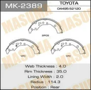 ������� ���������� Masuma MK-2389 Corolla/ZRE142, ZRE144 Masuma MK2389 ����