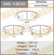 ������� �������� Masuma MS-1908 Avensis/ ADT271L front Masuma, �������� MS1908 ����
