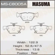 ������� �������� Masuma MS-C8005A / outback/ b15 2014- rear Masuma, ������ MSC8005A ����