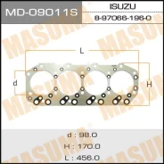 ��������� ������� ����� ��������� Masuma Isuzu, 4JG2, ������� 1,40 �� Masuma MD09011S ����