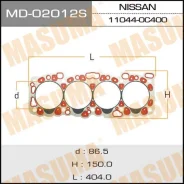 ��������� ������� ����� ��������� Masuma Nissan, CD20, ������� 1,20 �� Masuma MD02012S ����