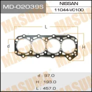 ��������� ������� ����� ��������� Masuma Nissan, ZD30DD, ZD30DDTI, ZD30TI, ������� 0,53 �� Masuma MD02039S ����