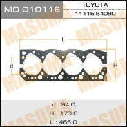 ��������� ������� ����� ��������� Masuma Toyota, 2L-T, ������� 1,40 Masuma MD01011S ����