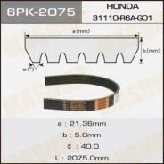 ������ ���������� Masuma 6PK-2075 Masuma 6PK2075 ����