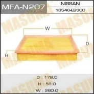 ��������� ������ Masuma Nissan, Pathfinder, Navara 05- A2512 Masuma MFAN207 ����