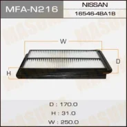 ��������� ������ Masuma Nissan, X-Trail 2014- A-2023 Masuma MFAN216 ����
