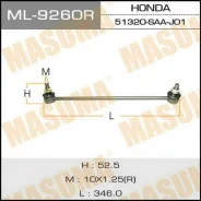 ���� ������������� Masuma ML-9260R / front HO FIT, JAZZ/ GD1, GD3 RH Masuma, ������ �������� ML9260R ����