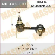 ���� ������������� Masuma ML-6380R / front HO Civic/ FD1, FD3 RH Masuma, ������ �������� ML6380R ����