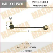 ���� ������������� Masuma ML-9158L / front MI Grandis NA4W LH Masuma, ����� �������� ML9158L ����