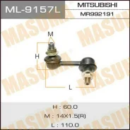 ���� ������������� Masuma ML-9157L / front MI Pajero/V83W, V87W, V93W, V97W LH Masuma, ����� �������� ML9157L ����